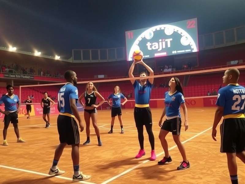 Taj Volley Gladiators Language Selection